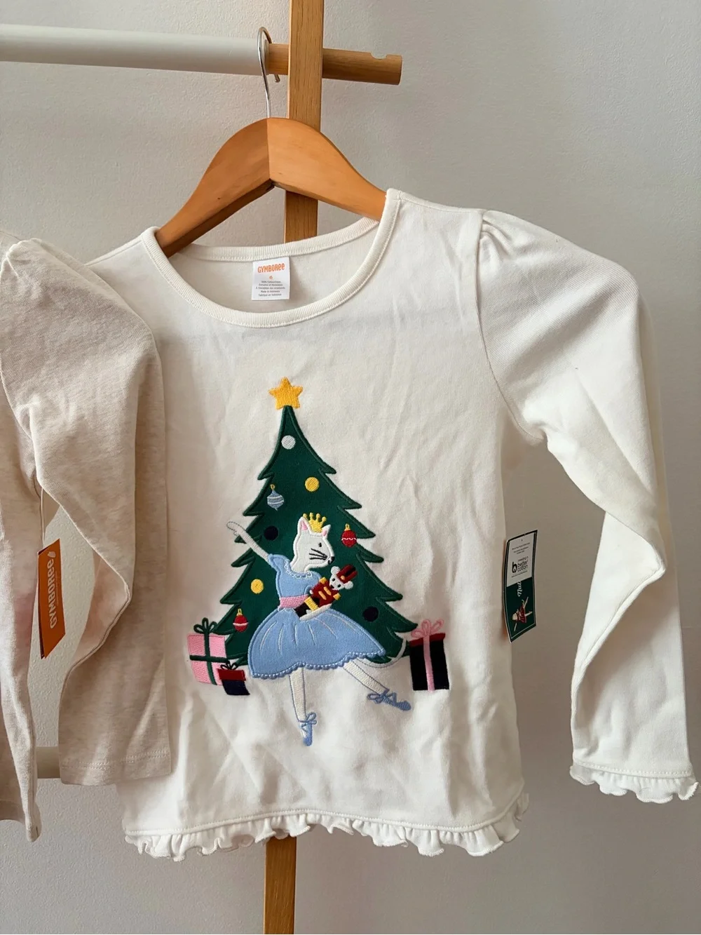 NWT Gymboree Girls Holiday Long-Sleeve Top Set (2)